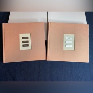 HALLMARK Peach Photo Albums with inspirational front holds 100 4”x6” photos each